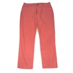 Public Rec Workday 2.0 Pant Mens 36/32 Limited Edition Rust Coral Salmon Pink
